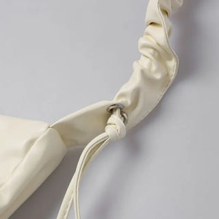Shirring Strap Square Bag