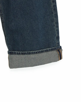 (Unisex) One-flap hip pocket wide jeans