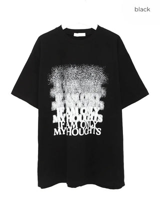 (Unisex) Gradient Lettering T-Shirt