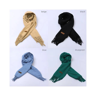 Cashmere wool scarf