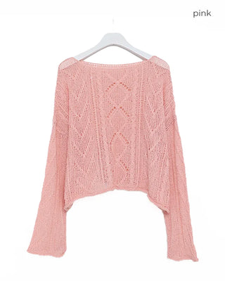 Wave sheer knit