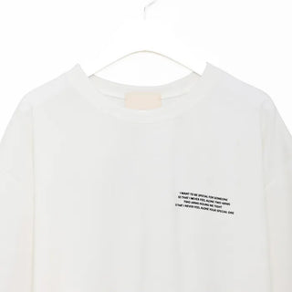 (Unisex) Moon Lettering Short-Sleeve T-Shirt