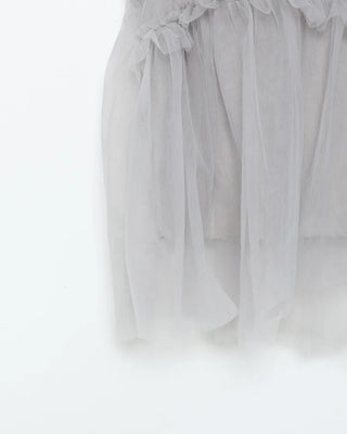 Sheer bustier & short-sleeved T-shirt set