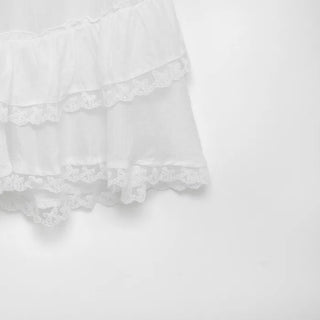 Cancan lace long skirt