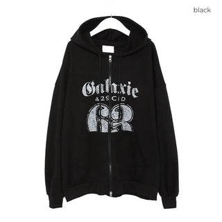 63 Logo Lettering 2-Way Zip Hoodie