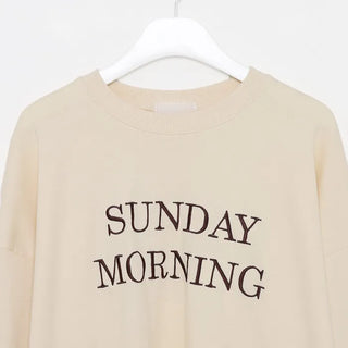SUNDAY Lettering Sweatshirt