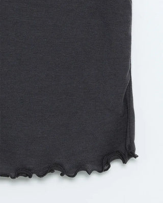 Frill neck layered sleeveless top