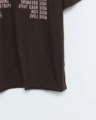 Arch Lettering Loose Half T-Shirt