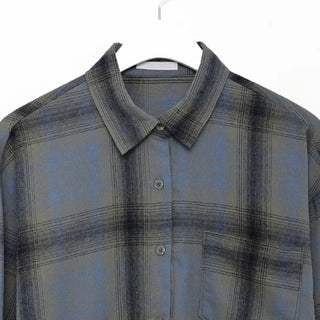 Two-tone checkered shirt