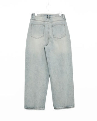 Wide Washed Denim Pants