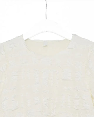 Wrinkle Volume Short-Sleeve Blouse