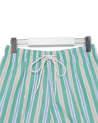 Patterned cotton shorts