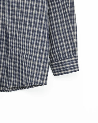 Oversized check shirt