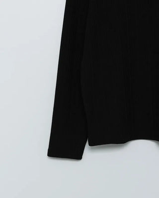 Henry neck knit top