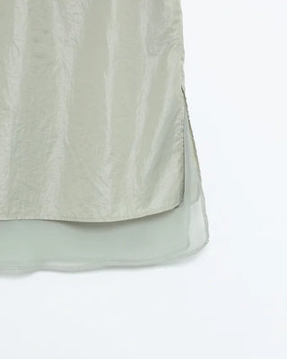 Layered Nylon Easy Skirt