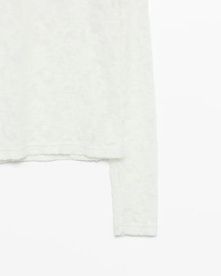 Flower sheer T-shirt