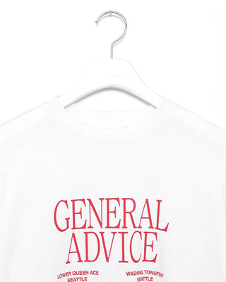 ADVICE Lettering Short-Sleeve T-Shirt