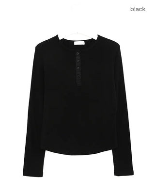Half-button T-shirt