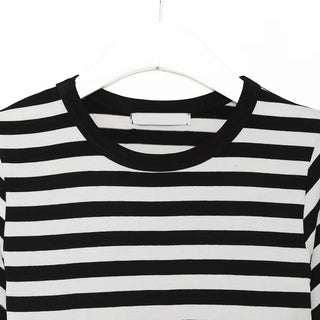 Striped cropped T-shirt