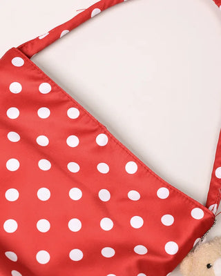 Bear Strap Set Dot Shoulder Bag