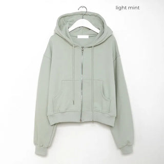 Semi-Clothed Sweat Double Zip Hoodie