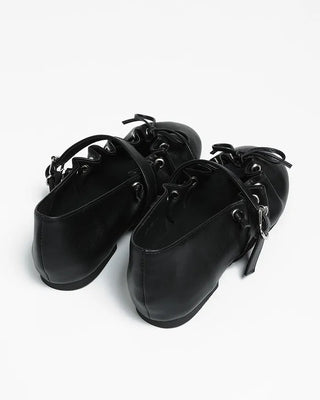 Wave Ribbon Flat Shoes