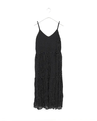 [BEST 50] Sheer Dot Long Dress