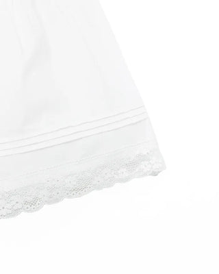 Lace tiered midi skirt