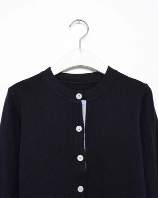 Check pattern layered cardigan