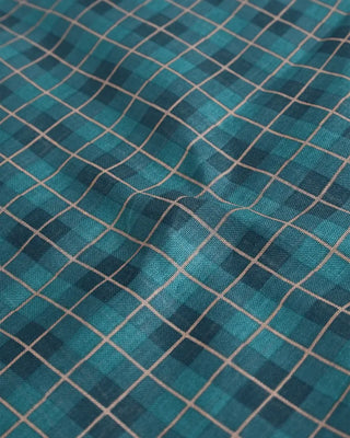Summer check scarf