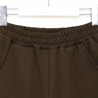 Elastic waist bootcut pants