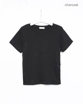 French sleeve plain t-shirt