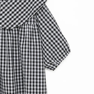 Color checkered mini dress