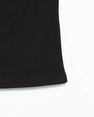 Boat neck piping tape sleeveless