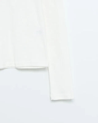 Oblong Henley Neck Mixed Perforated Cut and Sewn