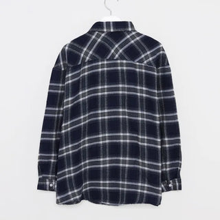 Oversized check shirt