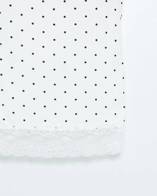 Dot lace point camisole