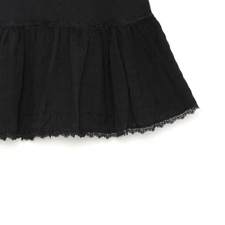 Lace mini skirt