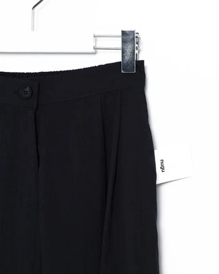 Nylon summer elastic waist pants
