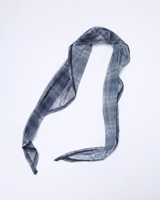 Checkered hair bandana