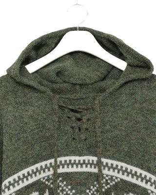 Nordic knit hoodie