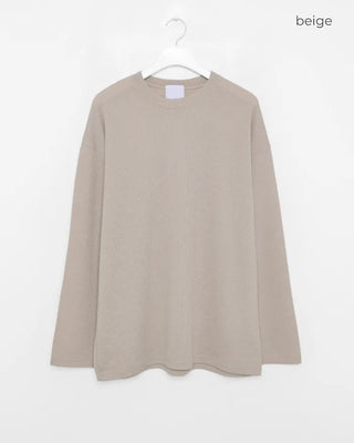 Round Neck Long Sleeve Knit