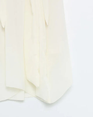 Chiffon scarf detail blouse