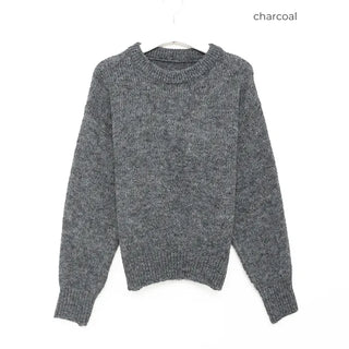 Wool round knit
