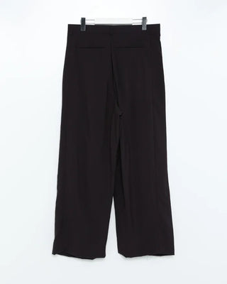 Oil-washed splatter wide tennis pants
