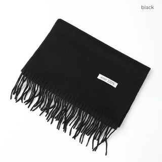 Plain wool scarf