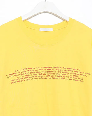 Lettering Half T-shirt