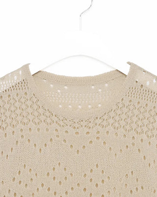 Openwork Sleeveless Knit