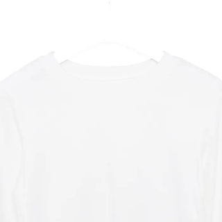 Side-shirred cropped T-shirt