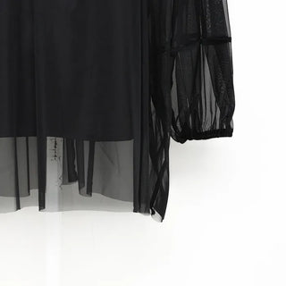 Sheer layered blouse